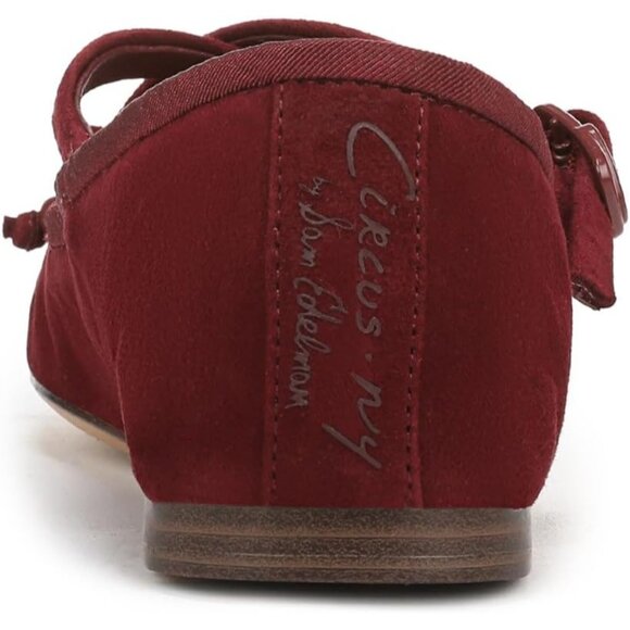 Circus NY by Sam Edelman Women's Chianti Leather Cross Strap Ballet Flat - Picture 3 of 6